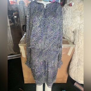 White House Black Market Multicolor Patterned Dress